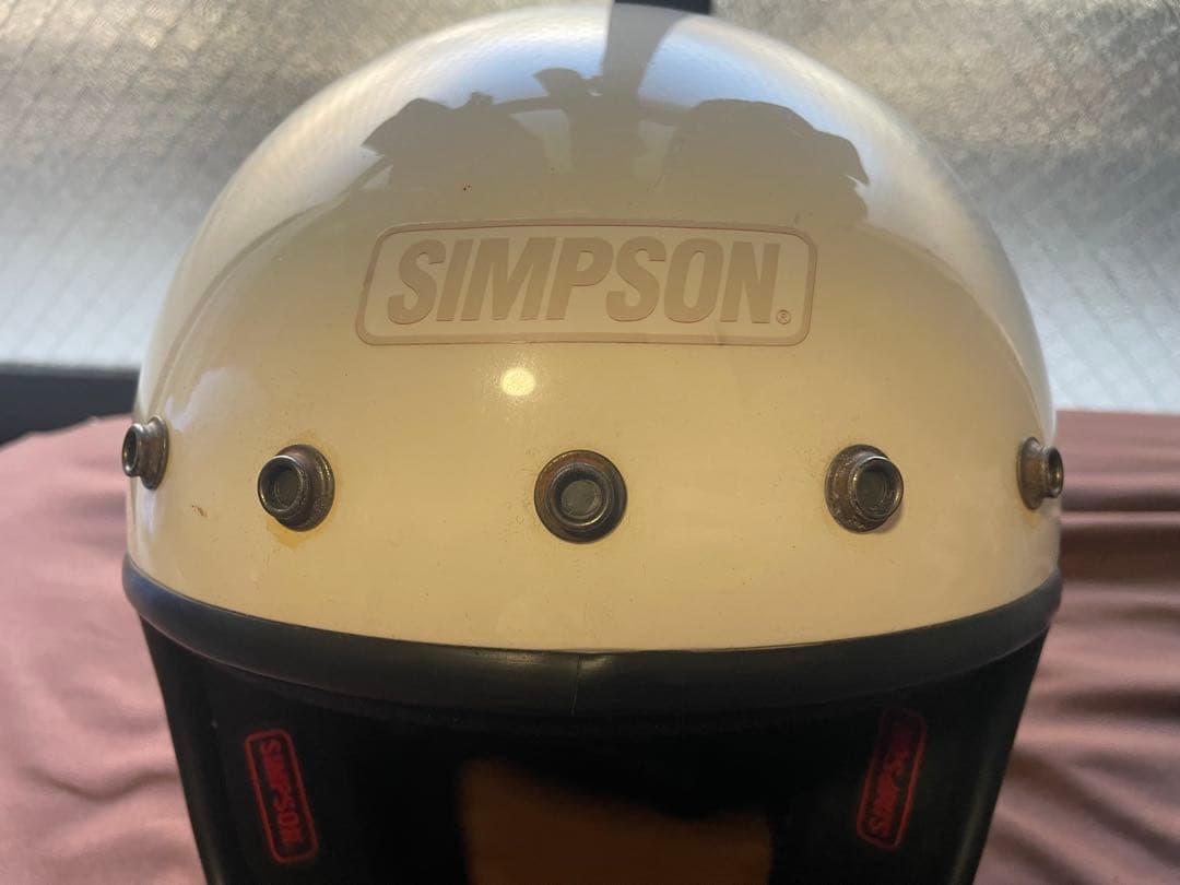 シンプソン　SIMPSON M50 ホワイト　ヘルメット
