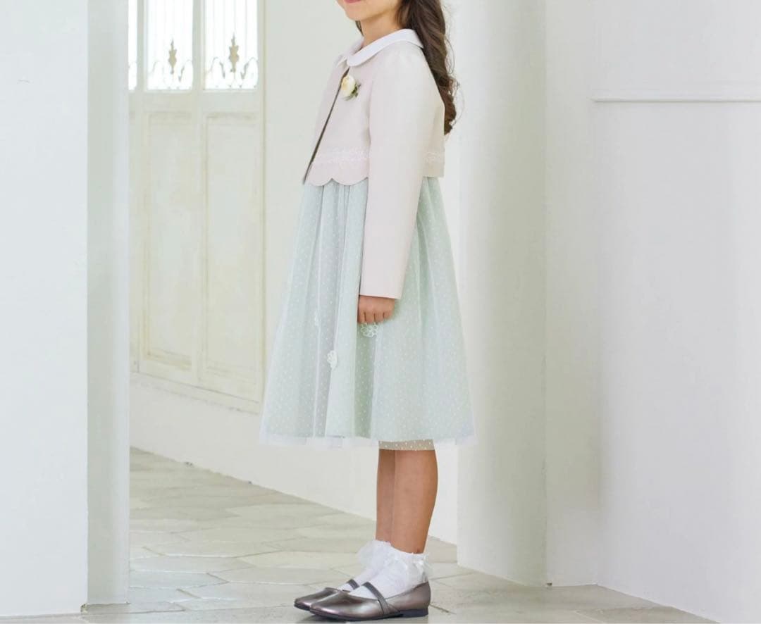 ELLE エルアンノアール　フォーマル　ワンピース　130 入学式　卒園式