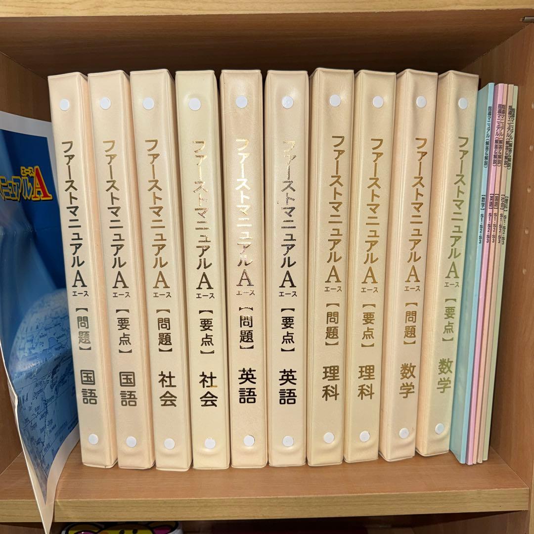 中学　参考書　ファーストマニュアルＡ(エース) ５教科