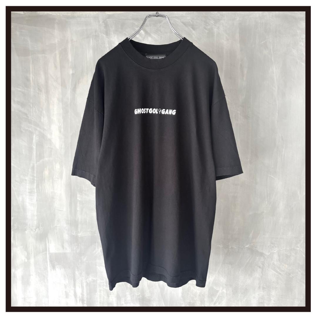 ゴーストゴルフギャング GOLF LIKE A CARTOON TEE ブラック