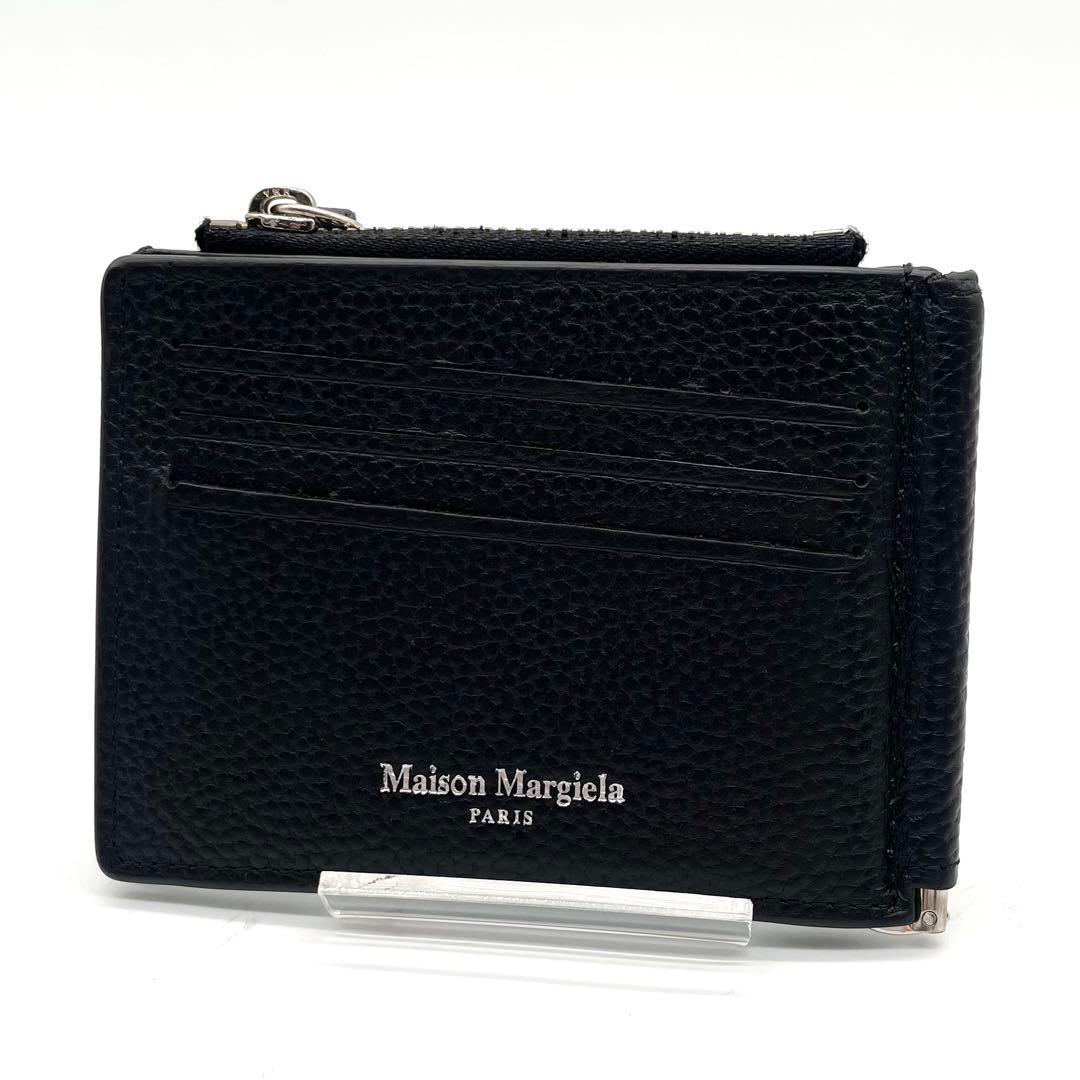 【極美品】メゾンマルジェラ マネークリップ フラグメントケース レザー ブラック