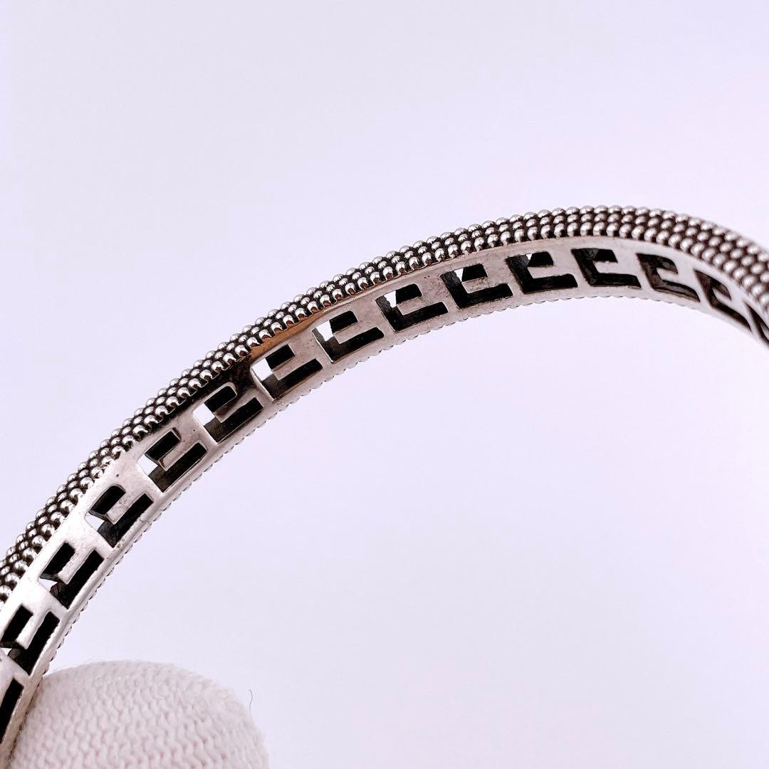 ★グッチ★ バングル ブレスレット スクエアG カフブレスレット 燻 いぶし