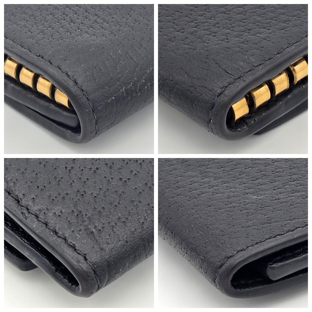 【美品】 GUCCI グッチ アニマリエ ビー バーティカルキーケース 蜂 6連