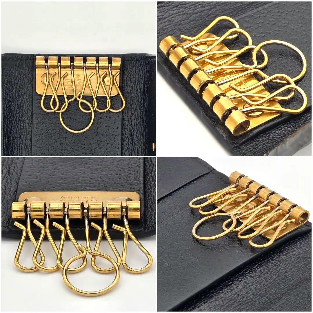 【美品】 GUCCI グッチ アニマリエ ビー バーティカルキーケース 蜂 6連