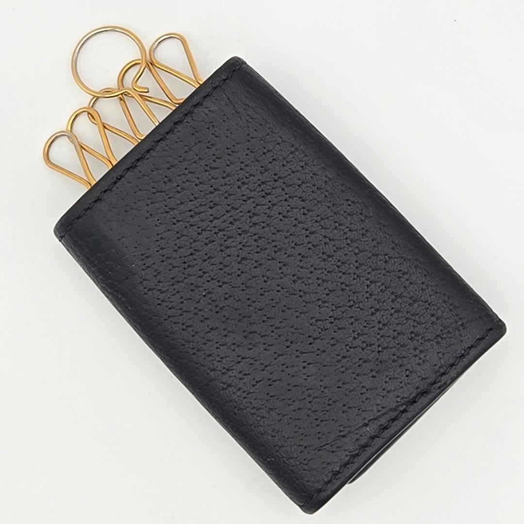 【美品】 GUCCI グッチ アニマリエ ビー バーティカルキーケース 蜂 6連