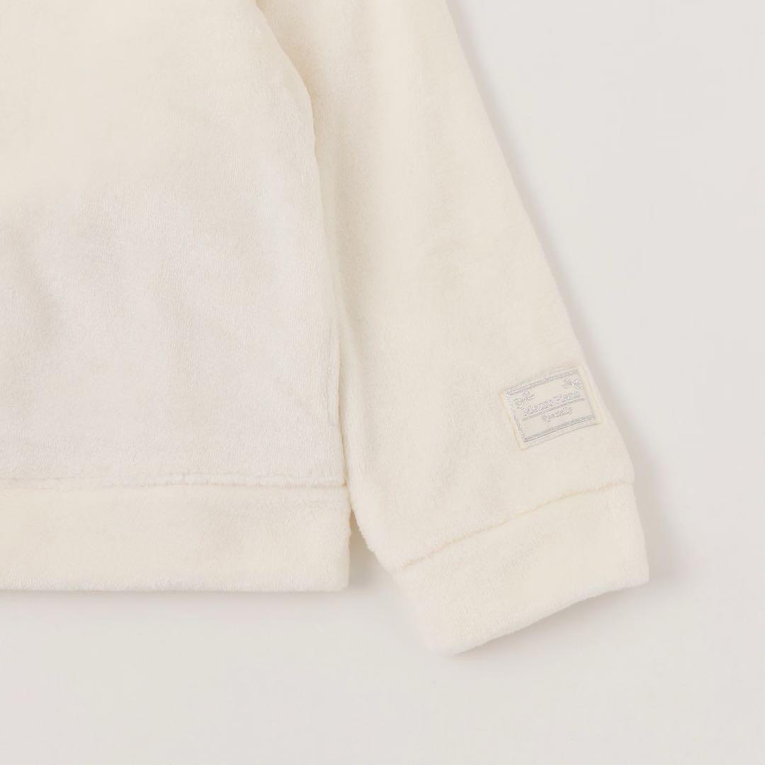 メゾピアノ新品新作タグ付き【撥水】ロゴリボン3WAYマウンテンパーカ150