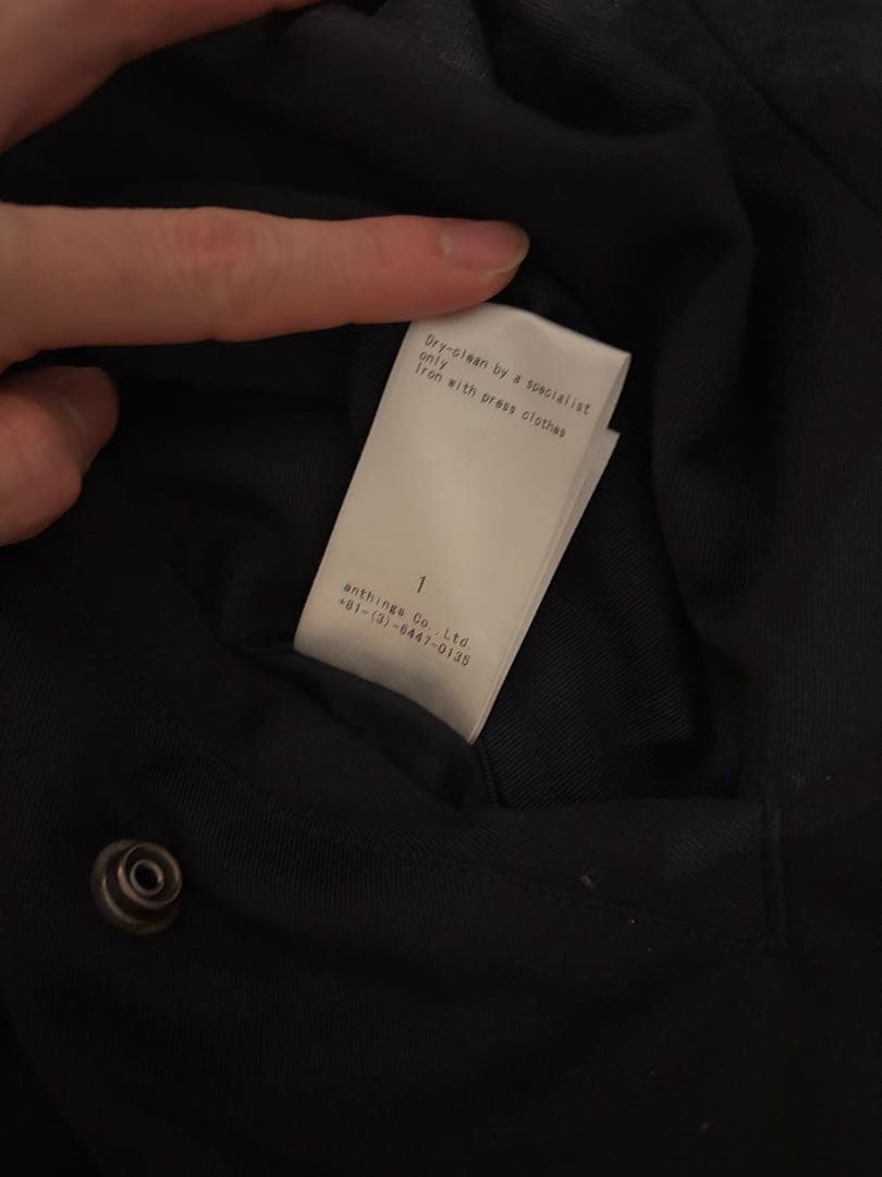 A.PRESSE Silk Padding Jacket ブラック