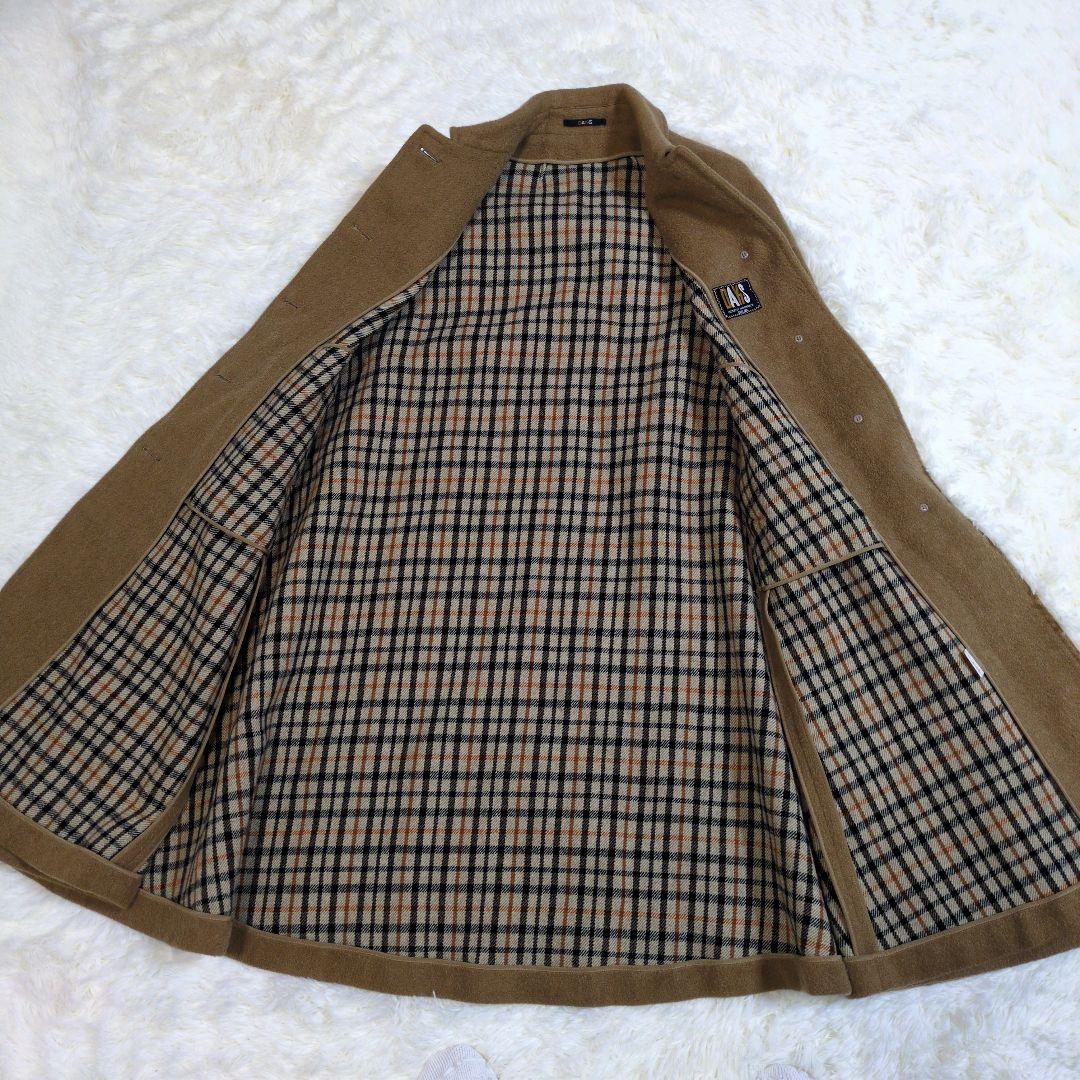 DAKS　ダックス　ポンチョ　ロング　ケープコート　マントコート　ハウスチェック