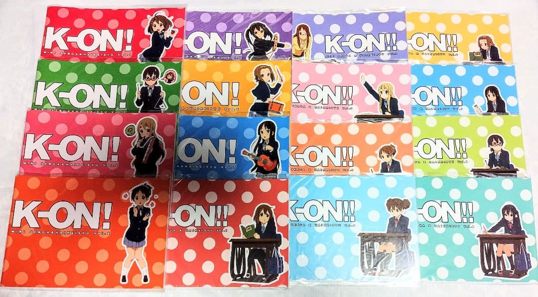 けいおん 1期2期 mini線画&背景集 新品コンプリートセット 非売品