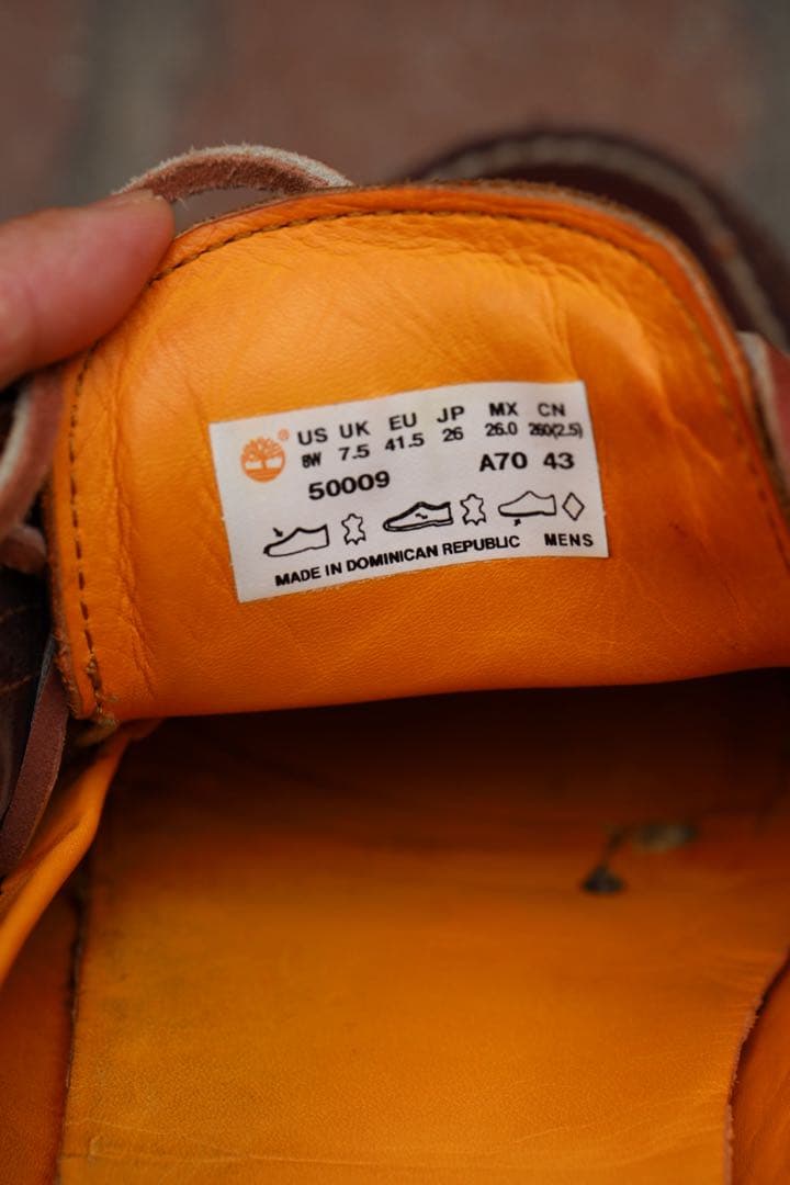 わ*。様 ティンバーランド　スリーアイ　3eye クラシックラグ　バーガンディ