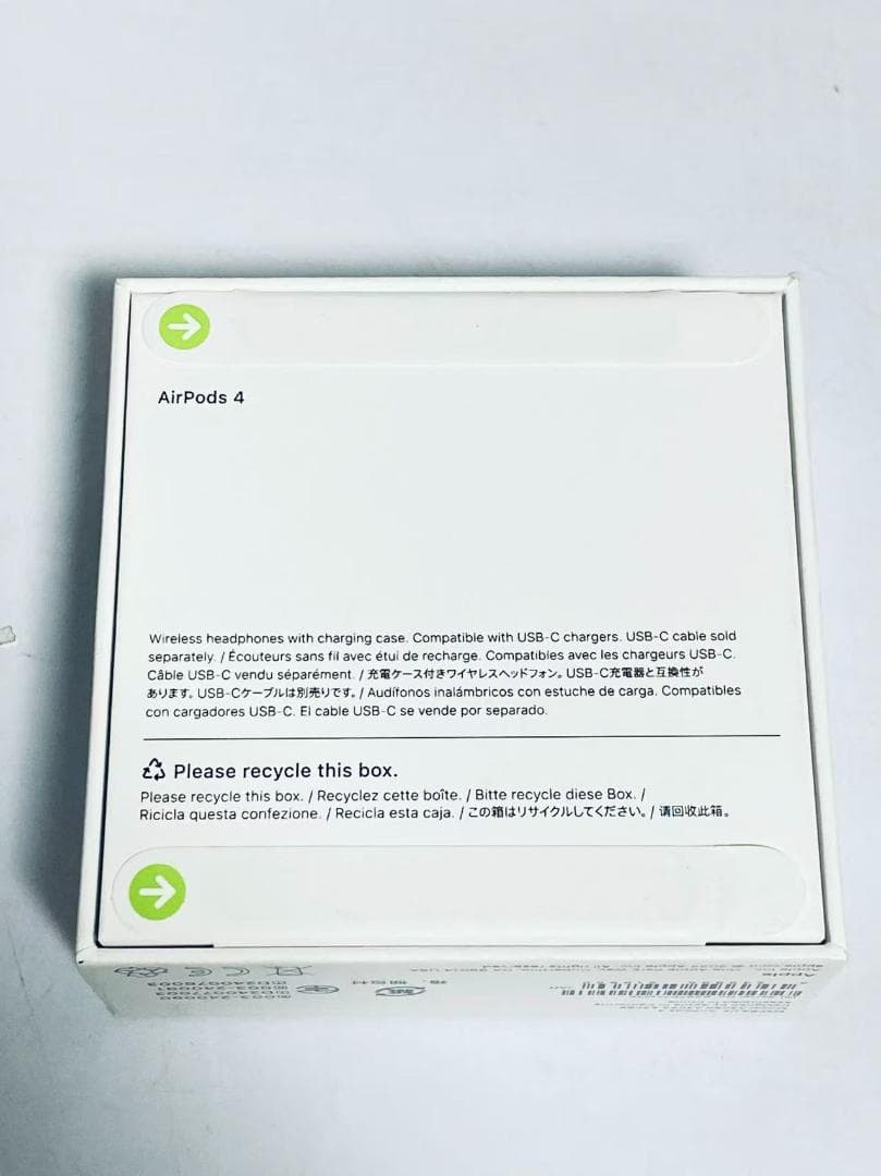 新品未開封 Apple アップル AirPods 4 第4世代 MXP63J/A