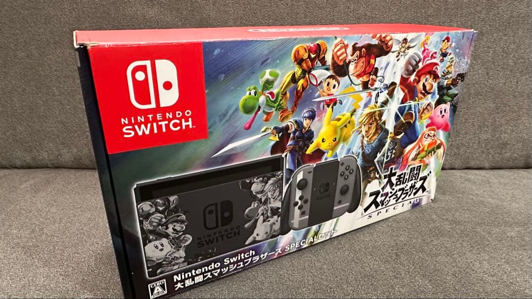 【美品】Nintendo Switch スマブラエディション+microSD