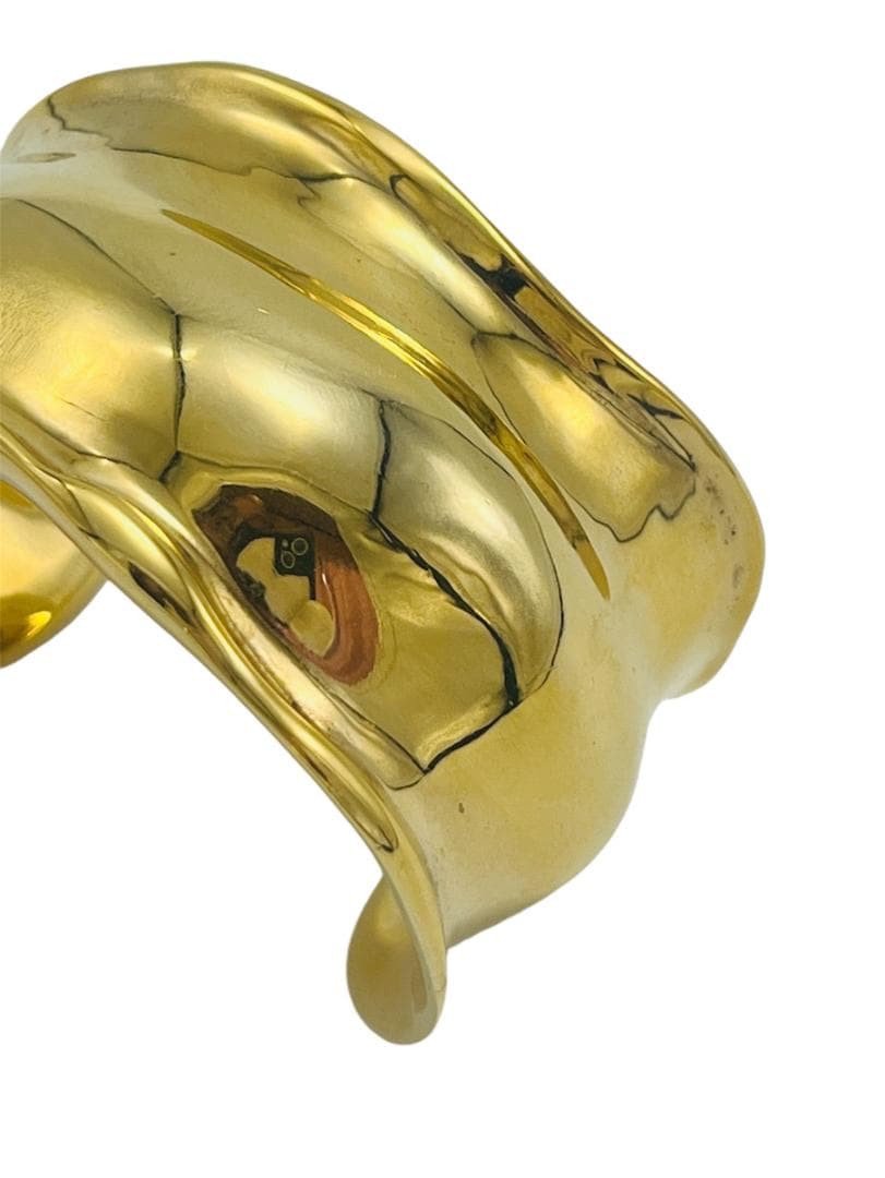 希少【BOTTEGA VENETA】バングル ゴールド 925 ボッテガヴェネタ