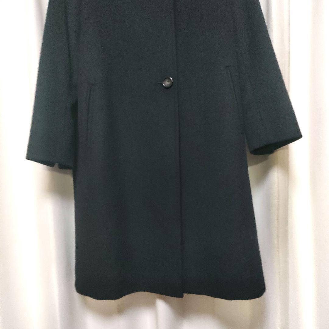 【未使用品】23区 ウールアンゴラビーバーノーカラーコート 40
