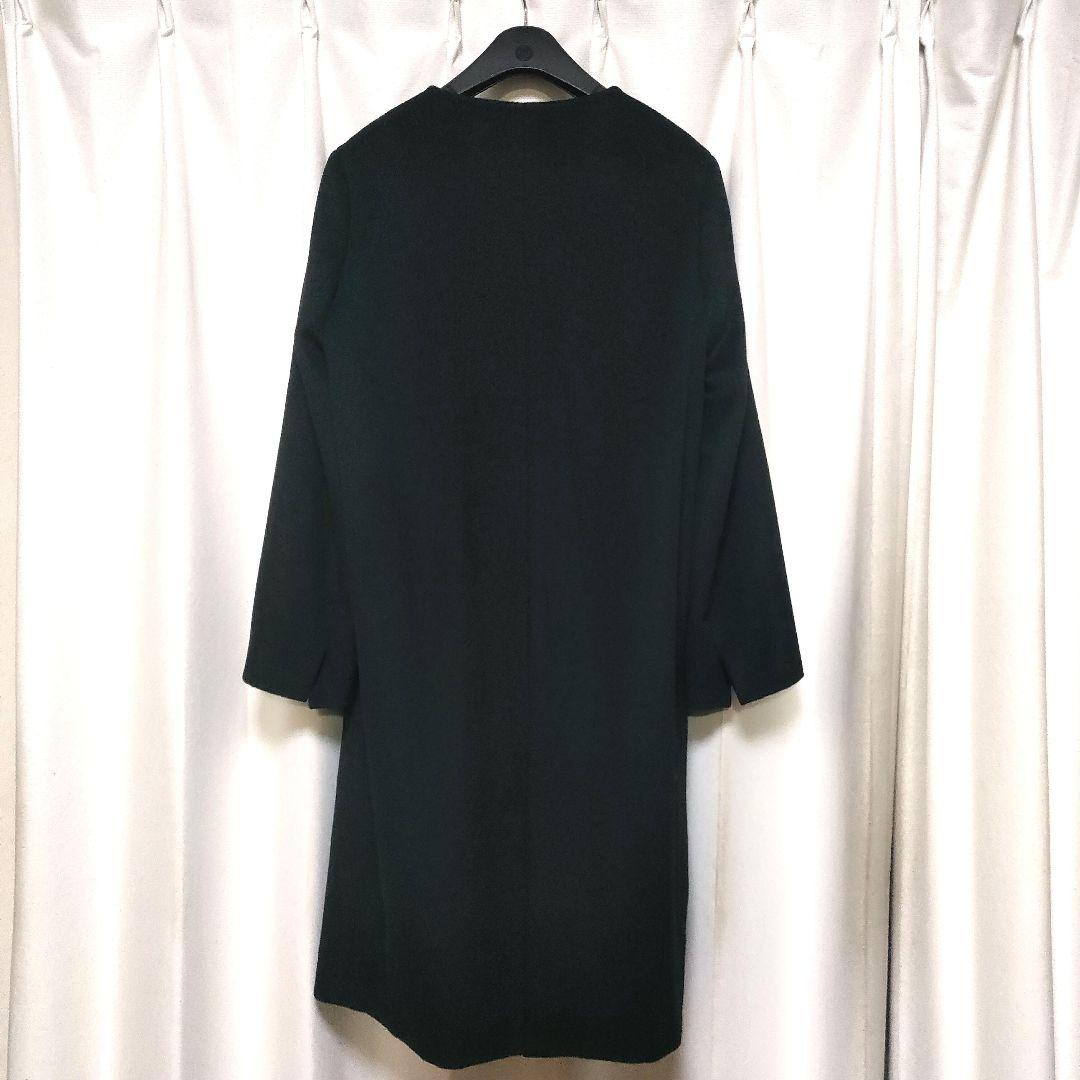 【未使用品】23区 ウールアンゴラビーバーノーカラーコート 40