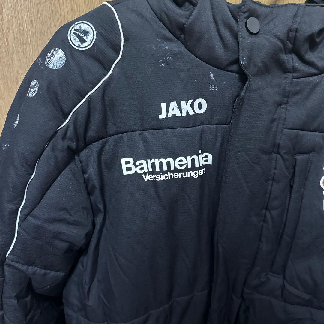 JAKO Bayer Leverkusen ベンチコート 黒