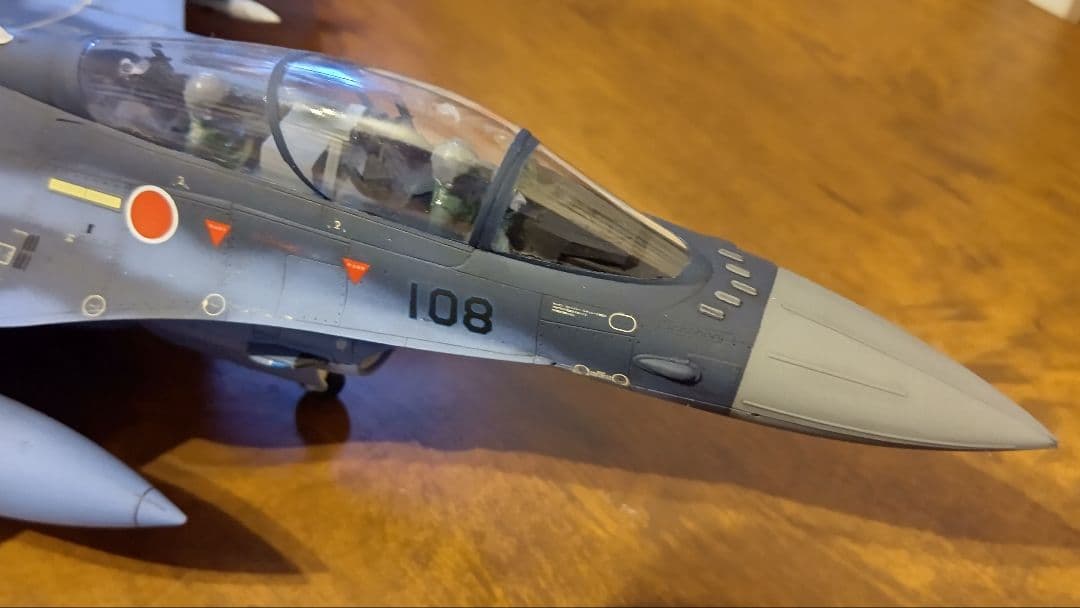 塗装済み完成品 ハセガワ 1/48 F2 戦闘機 プラモデル 航空自衛隊