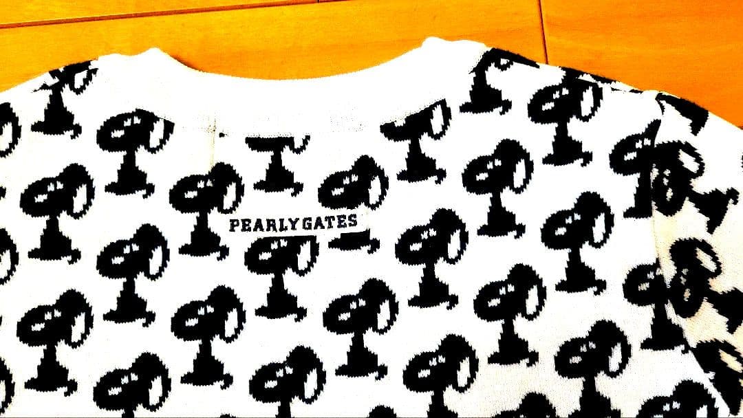 美品♪パーリーゲイツ　PEARLYGATES スヌーピー ニット　ゴルフ