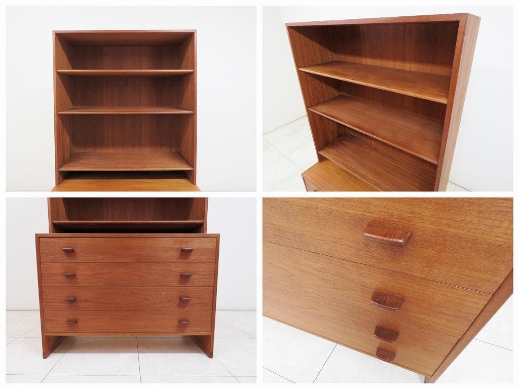 ハンス・J・ウェグナー RY mobler ブックシェルフ チーク ヴィンテージ