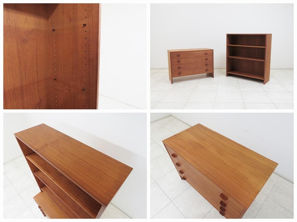 ハンス・J・ウェグナー RY mobler ブックシェルフ チーク ヴィンテージ