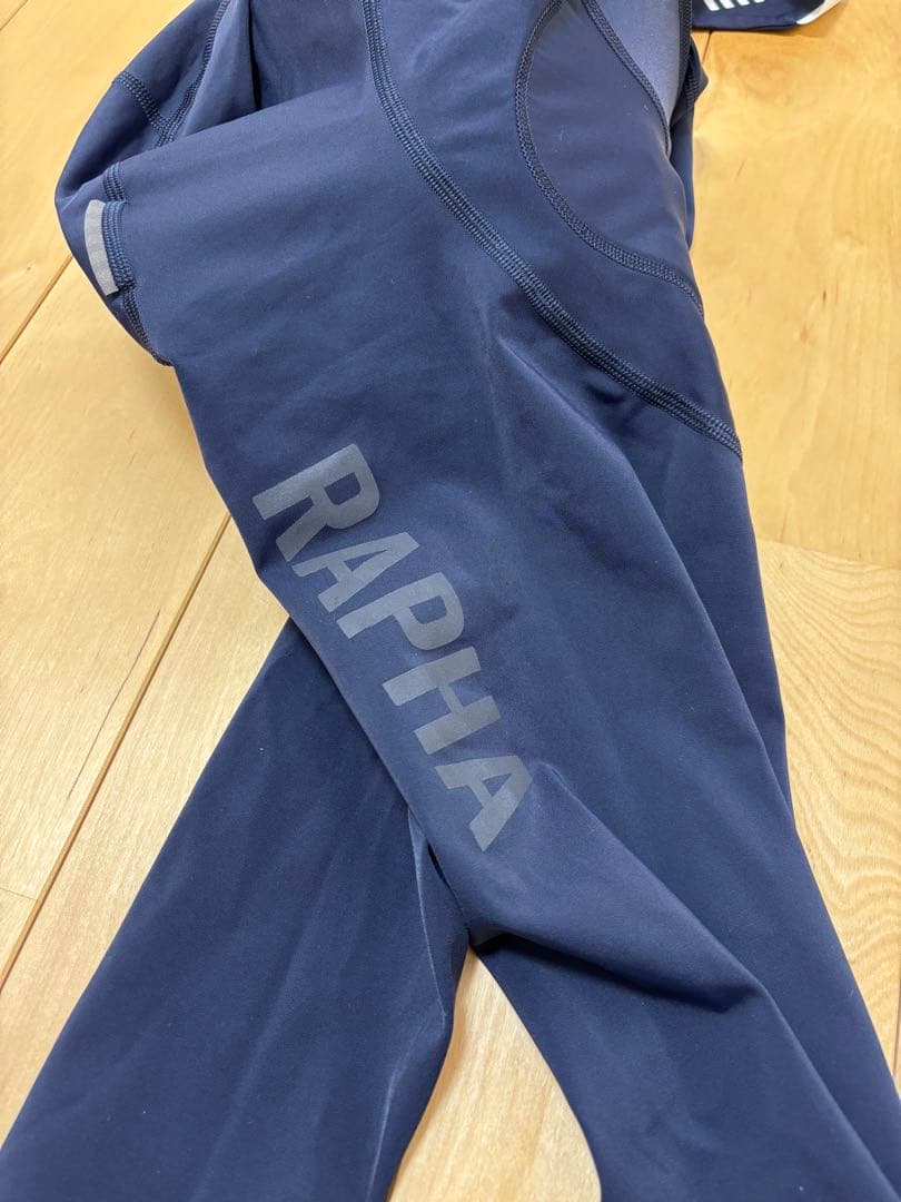 最終値下げ！ Rapha ネイビー ビブタイツ S