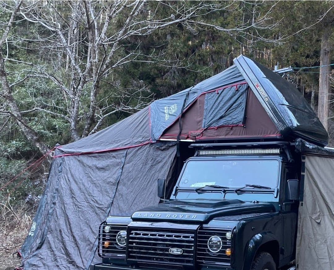 ルーフテントiKamper  SKY CAMP2.0のセットです！