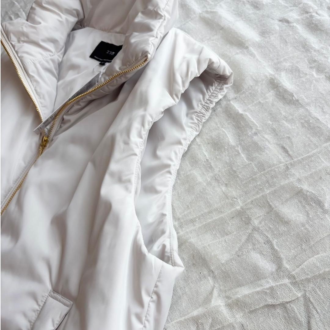 【新品未使用タグ付】 23区 【洗える】中綿 パティング ベスト 23AWモデル