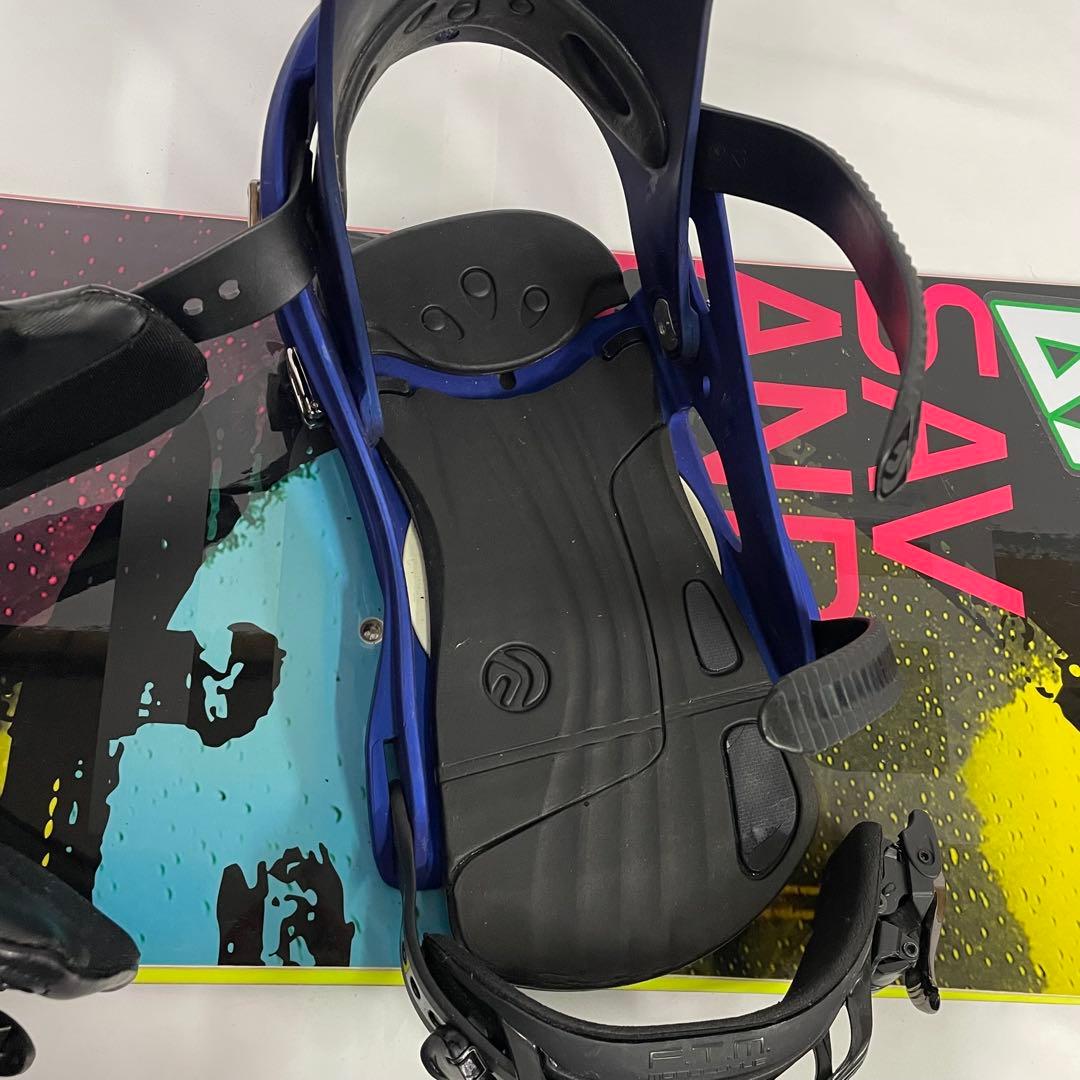 SAVANDER 145cm FLUX DS スノーボード　３点セット