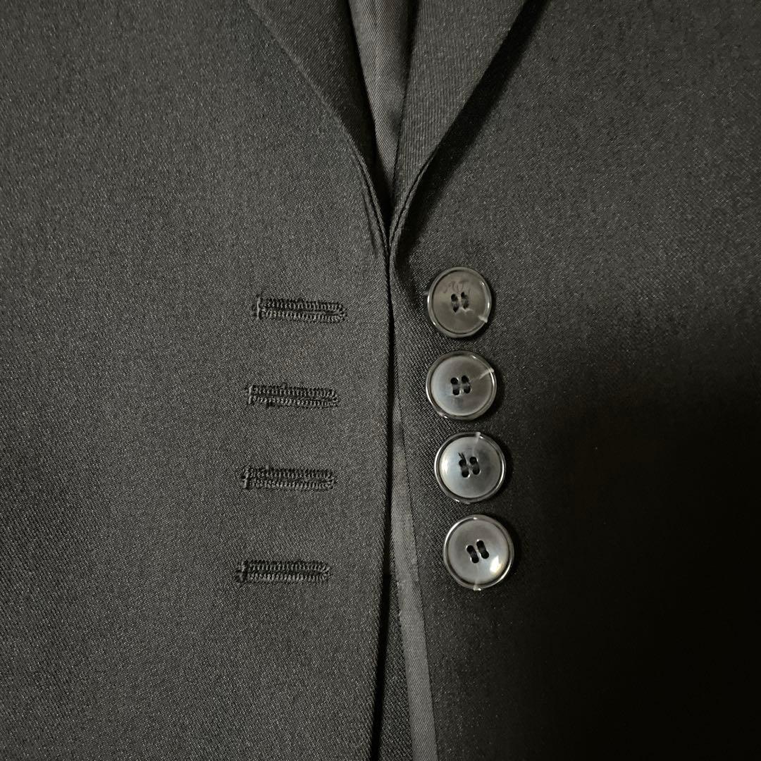 アダムエロペ　クラウドボタンテーラードジャケット　黒　サイズ36