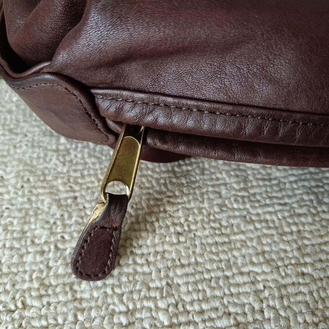 【希少】COACH オールドコーチ USA製 0503 レザー ボストンバッグ