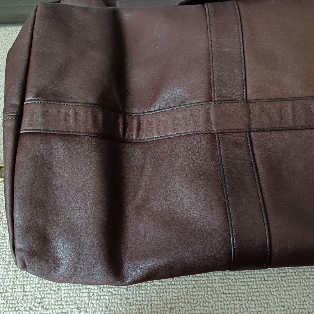 【希少】COACH オールドコーチ USA製 0503 レザー ボストンバッグ