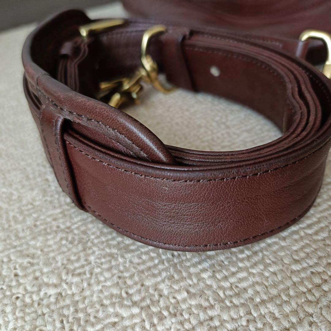 【希少】COACH オールドコーチ USA製 0503 レザー ボストンバッグ