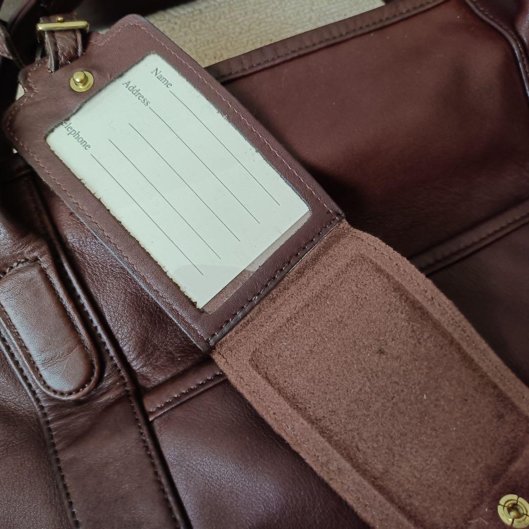 【希少】COACH オールドコーチ USA製 0503 レザー ボストンバッグ