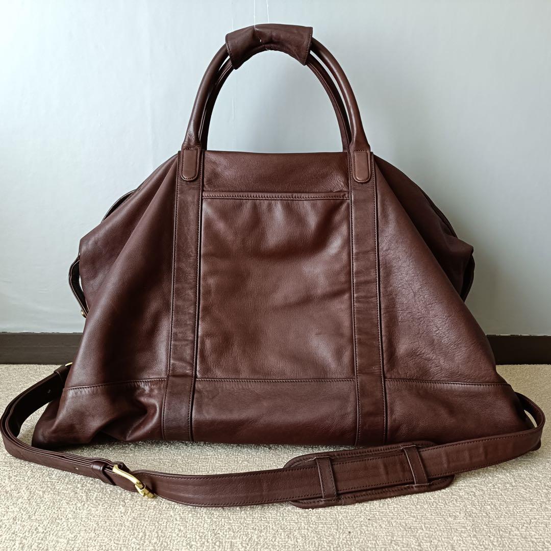 【希少】COACH オールドコーチ USA製 0503 レザー ボストンバッグ