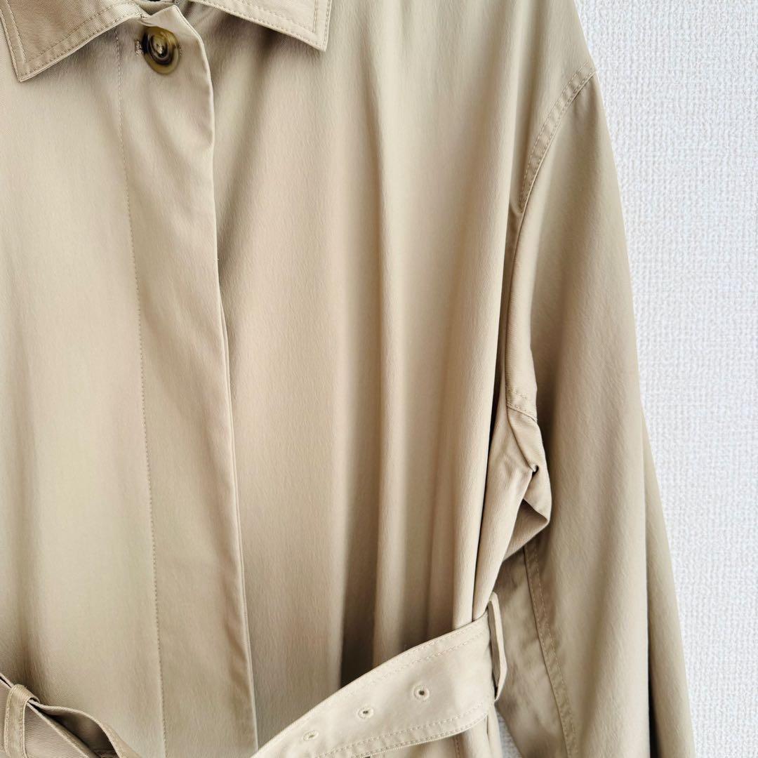 【美品】北欧暮らしの道具店 着こなしきまるトレンチコートベージュ Sサイズ