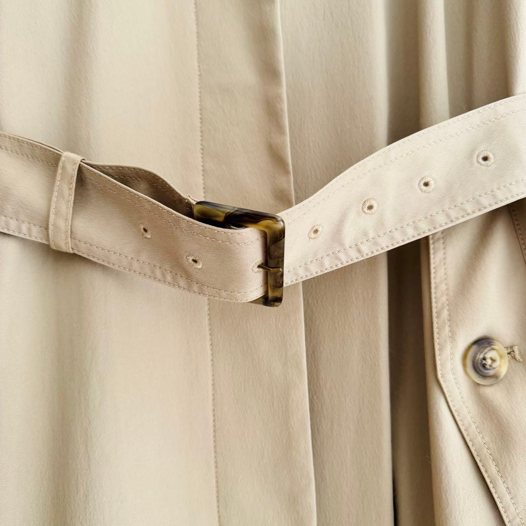 【美品】北欧暮らしの道具店 着こなしきまるトレンチコートベージュ Sサイズ