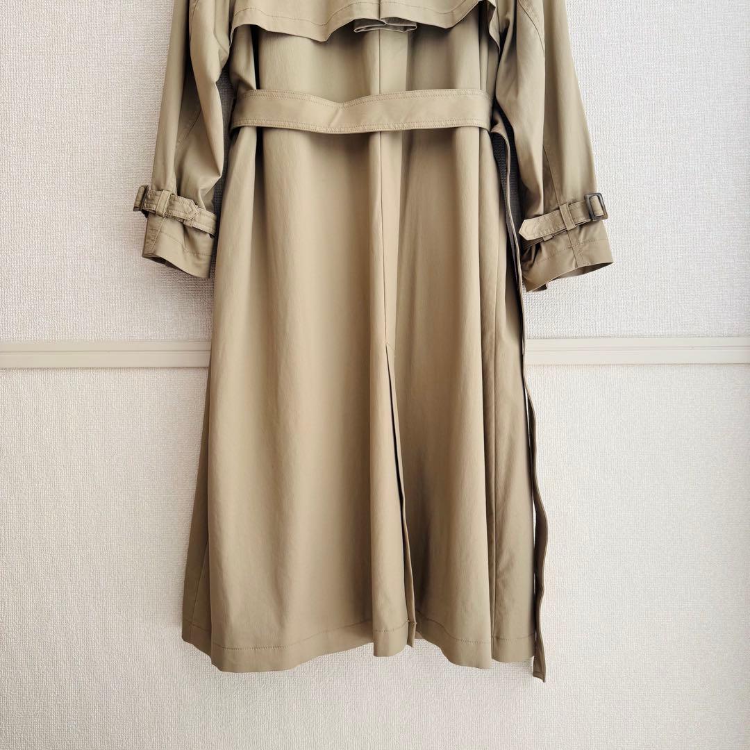 【美品】北欧暮らしの道具店 着こなしきまるトレンチコートベージュ Sサイズ