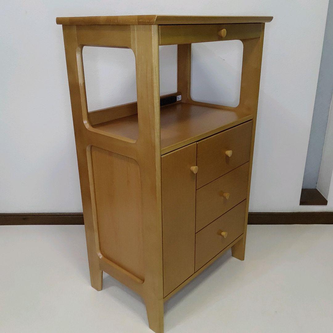カリモク家具 電話台 レンジ台 キャビネットマルチチェスト