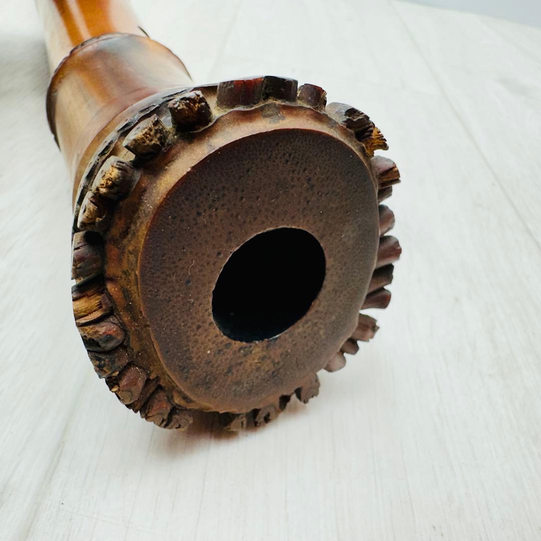 尺八　レトロ　竹琳　曙山　全長　約54cm