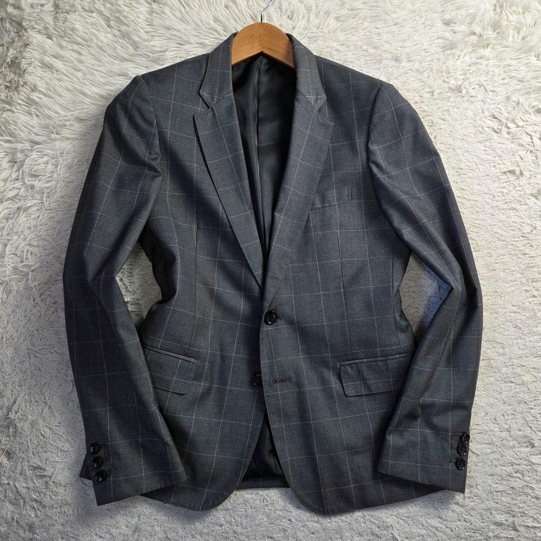 美品 ジャーナルスタンダード セットアップ チェック サイズM グレー