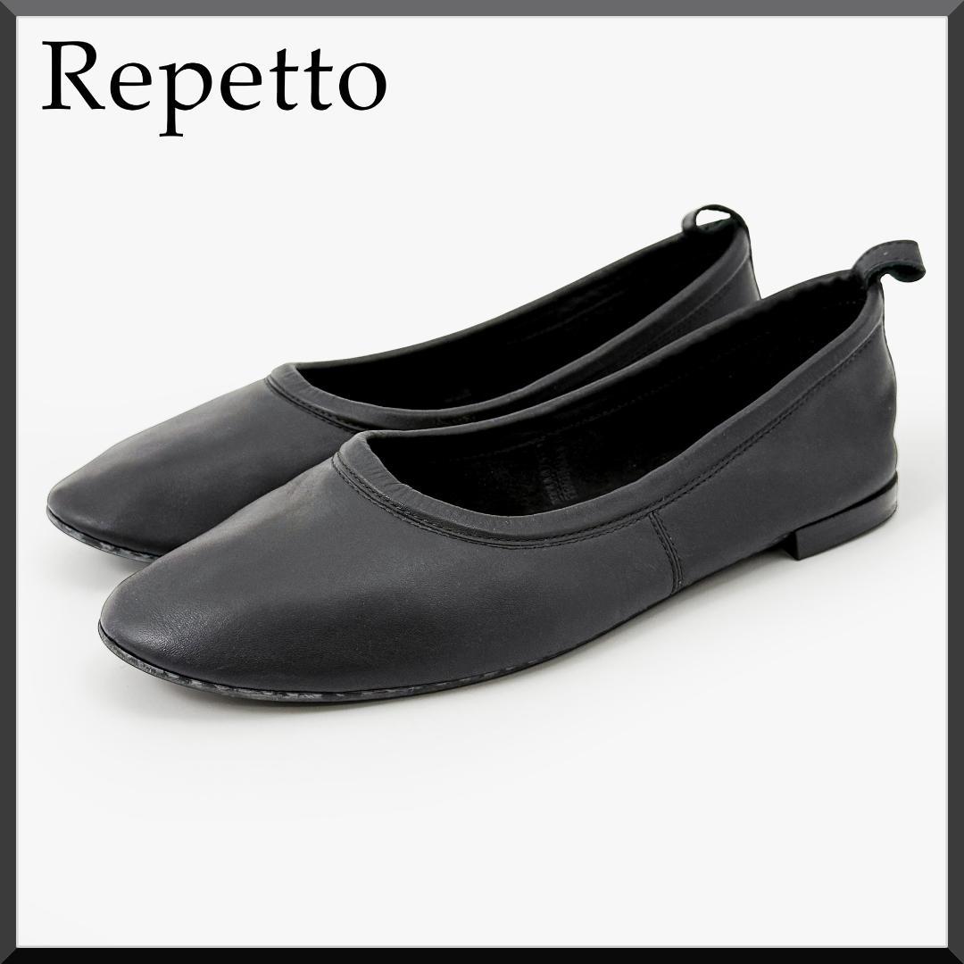 定価6万【極美品】 レペット フラットシューズ バレエ　ラバーソール 38.5