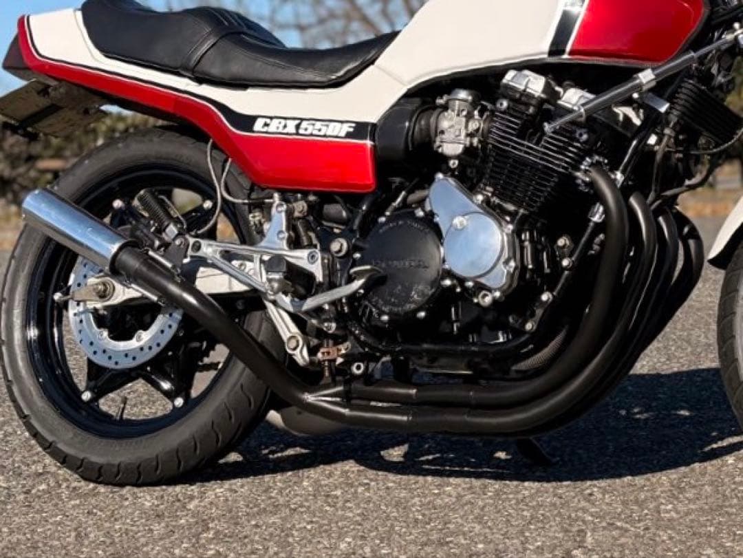 CBX400F CBX550F 手曲げ 4-2-1 マフラー ワンオフ