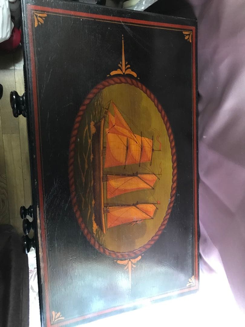 アンティーク　家具　　木製　チェスト