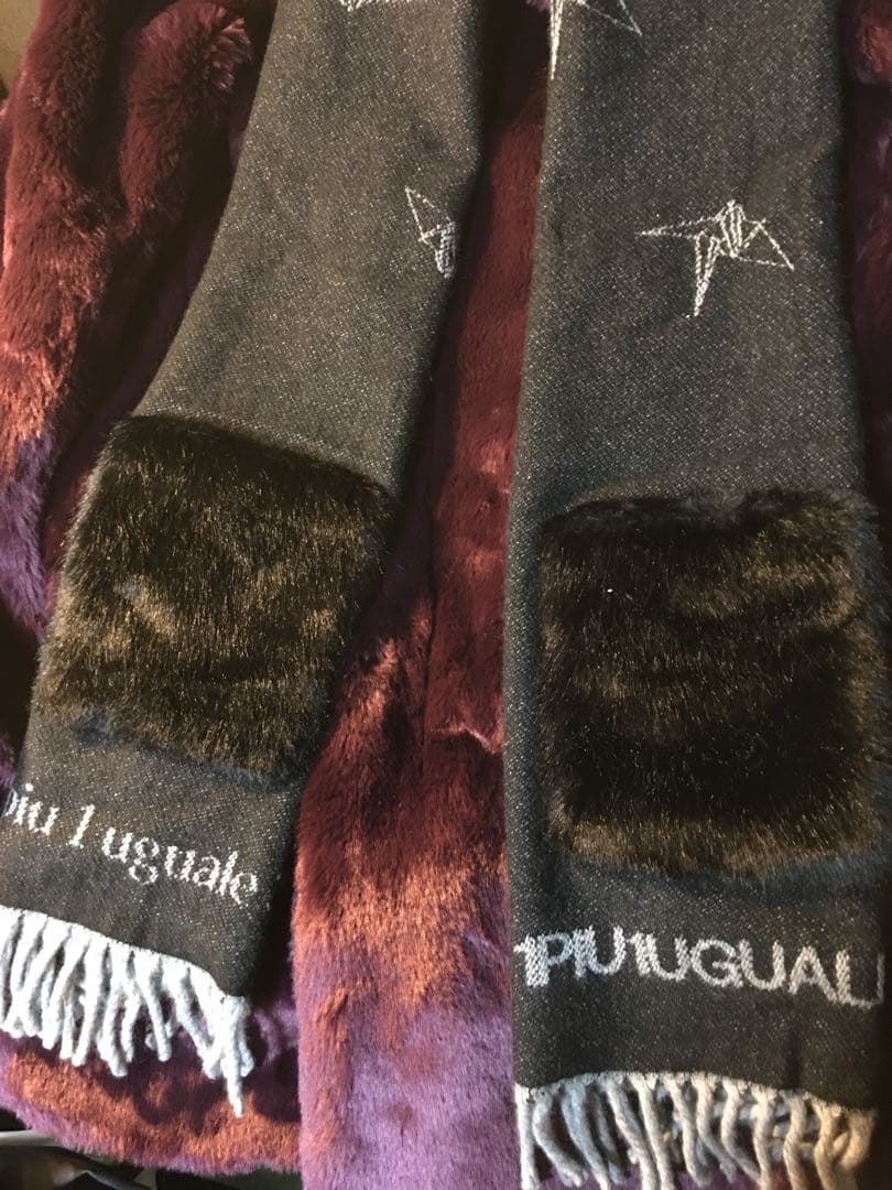 小物 1piu1uguale3 ECOFAR POCKET MUFFLER BL