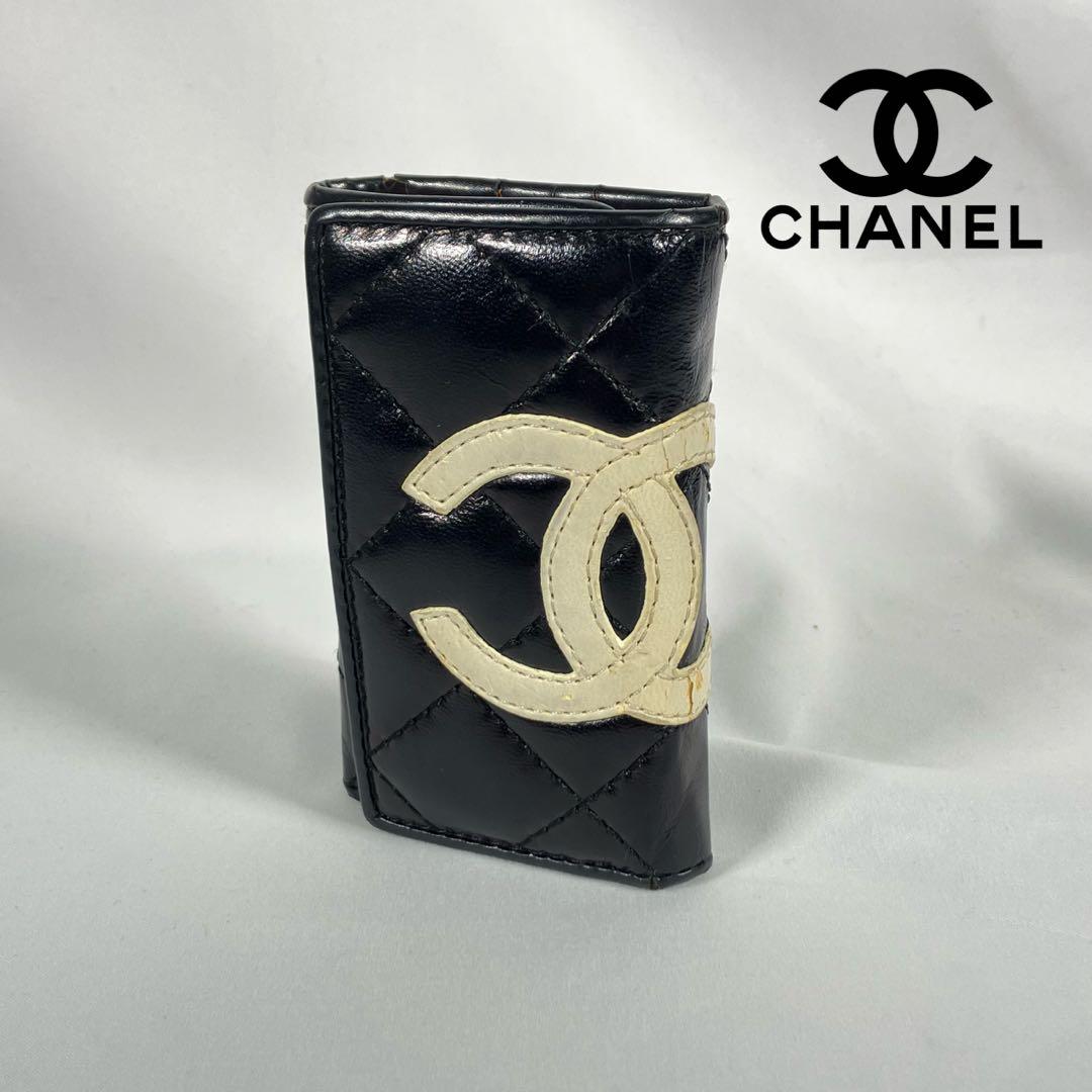CHANEL シャネル キーケース ココマーク カンボンライン