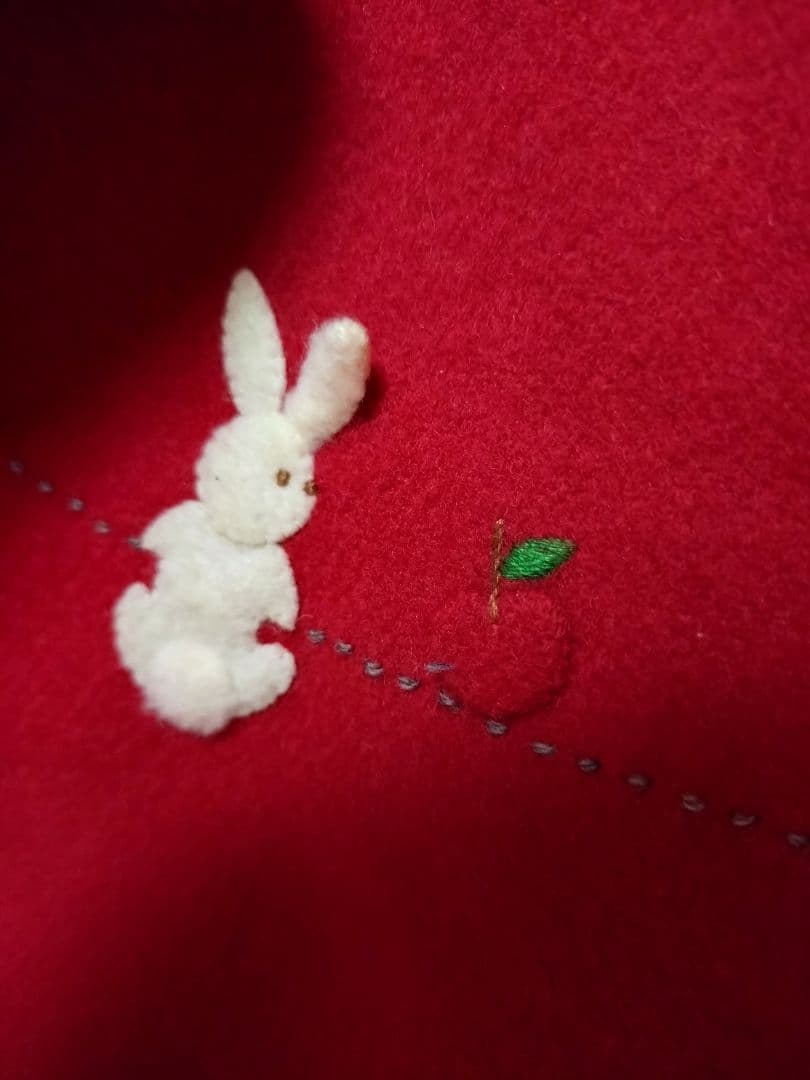 familiar　大人気マント　ウールカシミアコート　　アウター　120　日本製