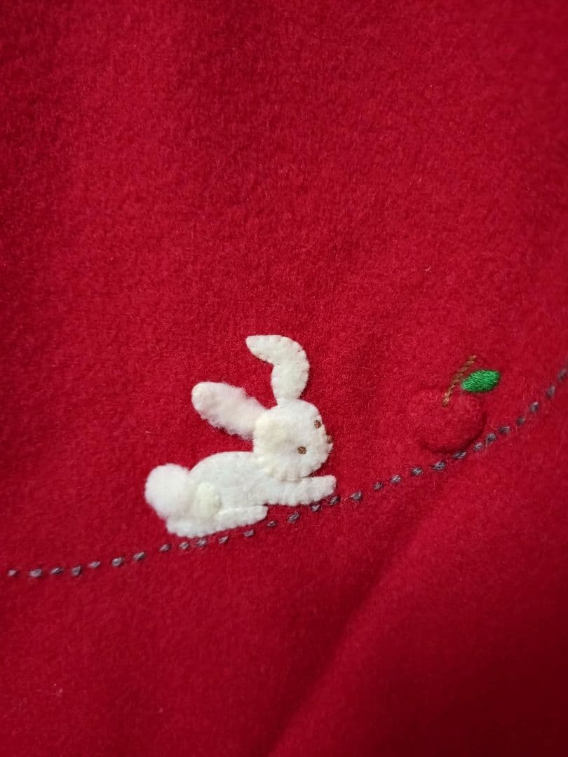 familiar　大人気マント　ウールカシミアコート　　アウター　120　日本製