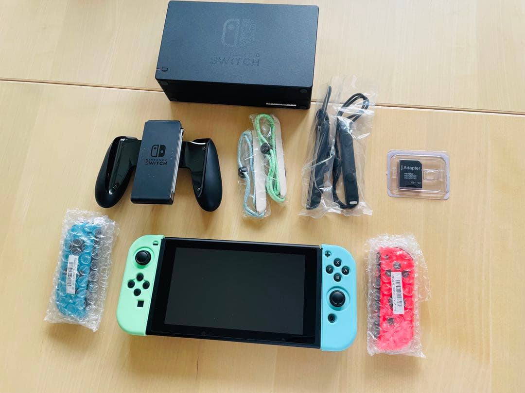 Nintendo Switch 本体+ジョイコン4つ+ソフト3種類 おまけ多数