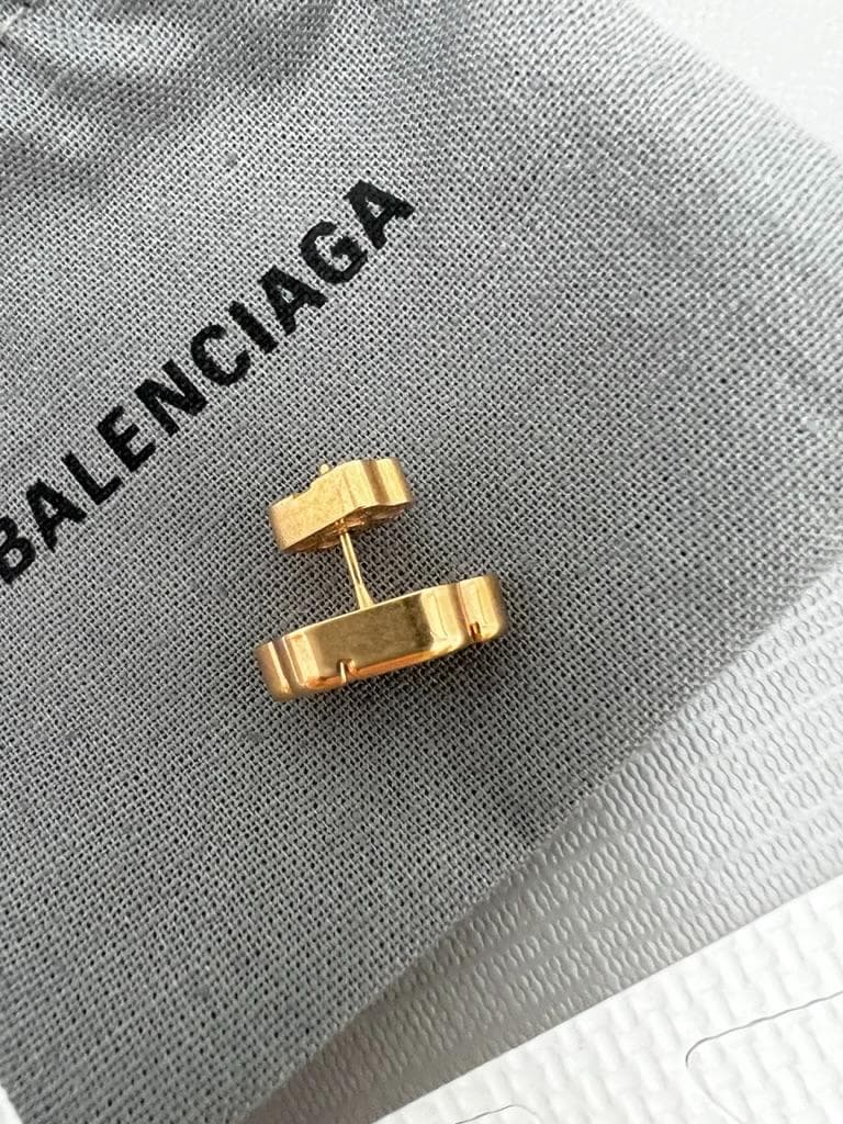 BALENCIAGA BB XS STUD ピアス ゴールド