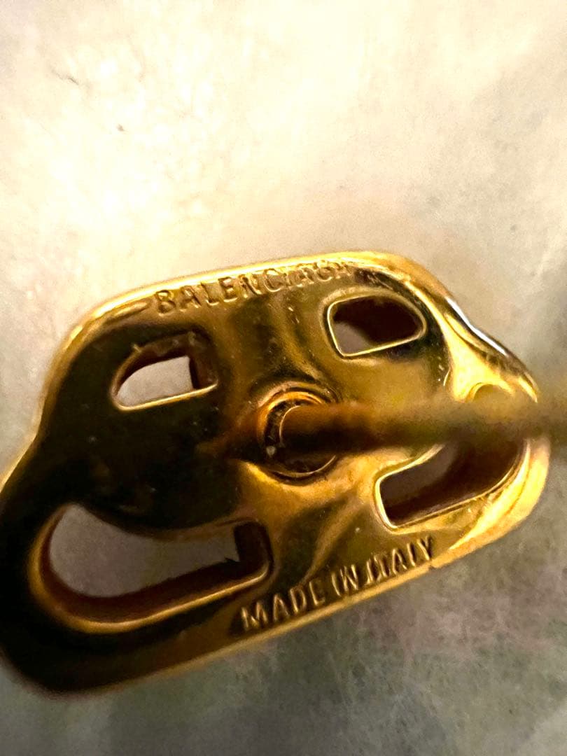 BALENCIAGA BB XS STUD ピアス ゴールド